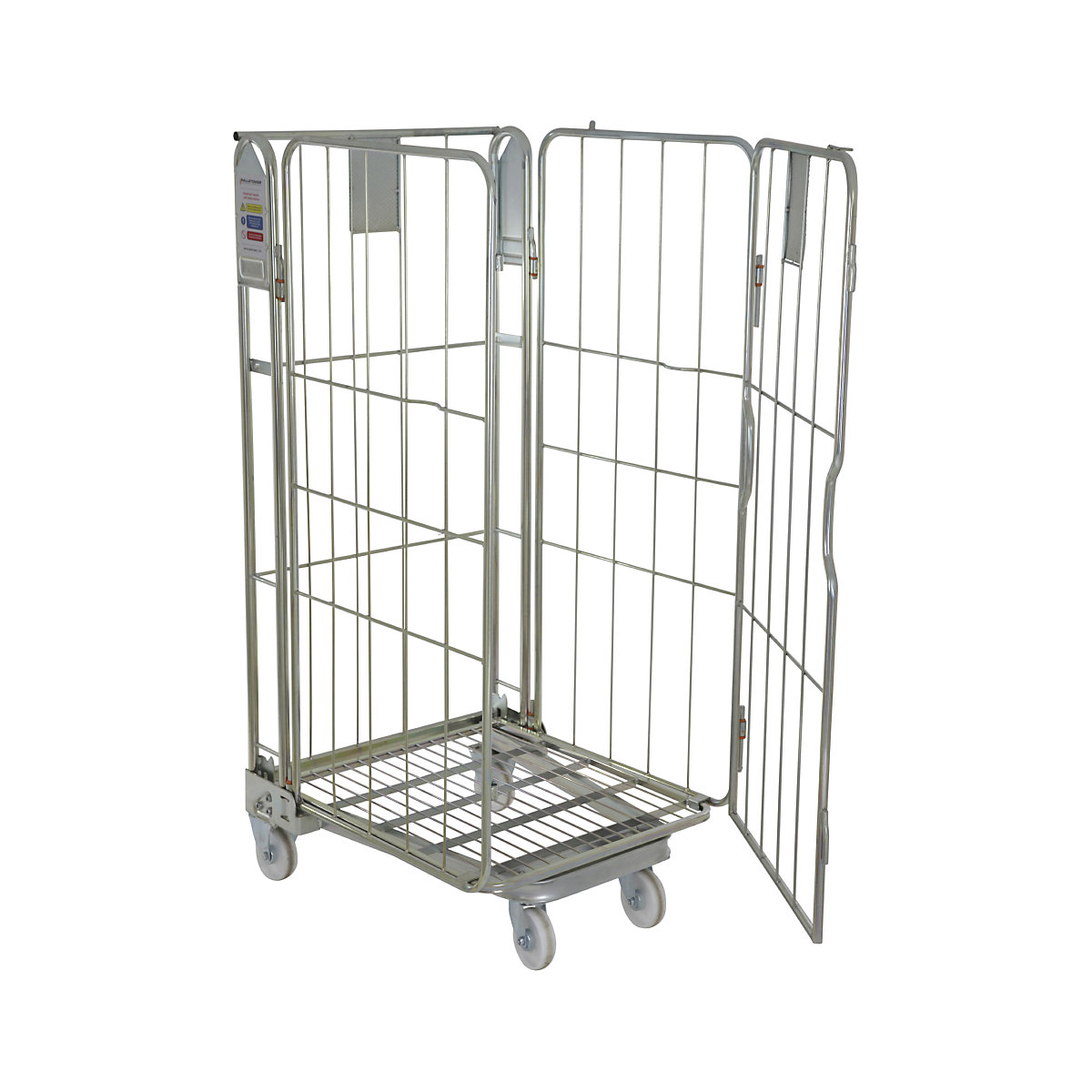 BiGDUG | 4 Sided A Frame Nestable Roll Container | Rod Infill (Product illustration 3)-2