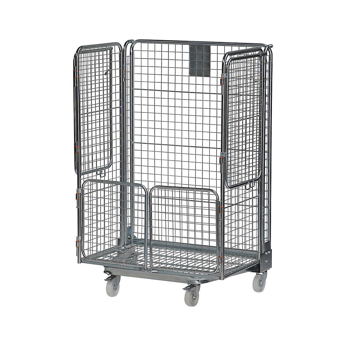 Jumbo A Frame Nestable Roll Container | Mesh Infill (Product illustration 2)-1