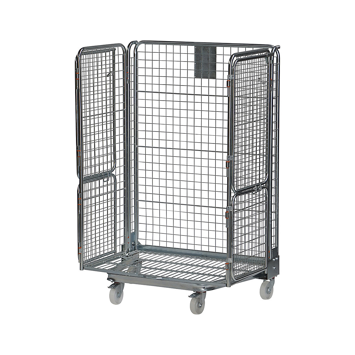 Jumbo A Frame Nestable Roll Container | Mesh Infill (Product illustration 3)-2