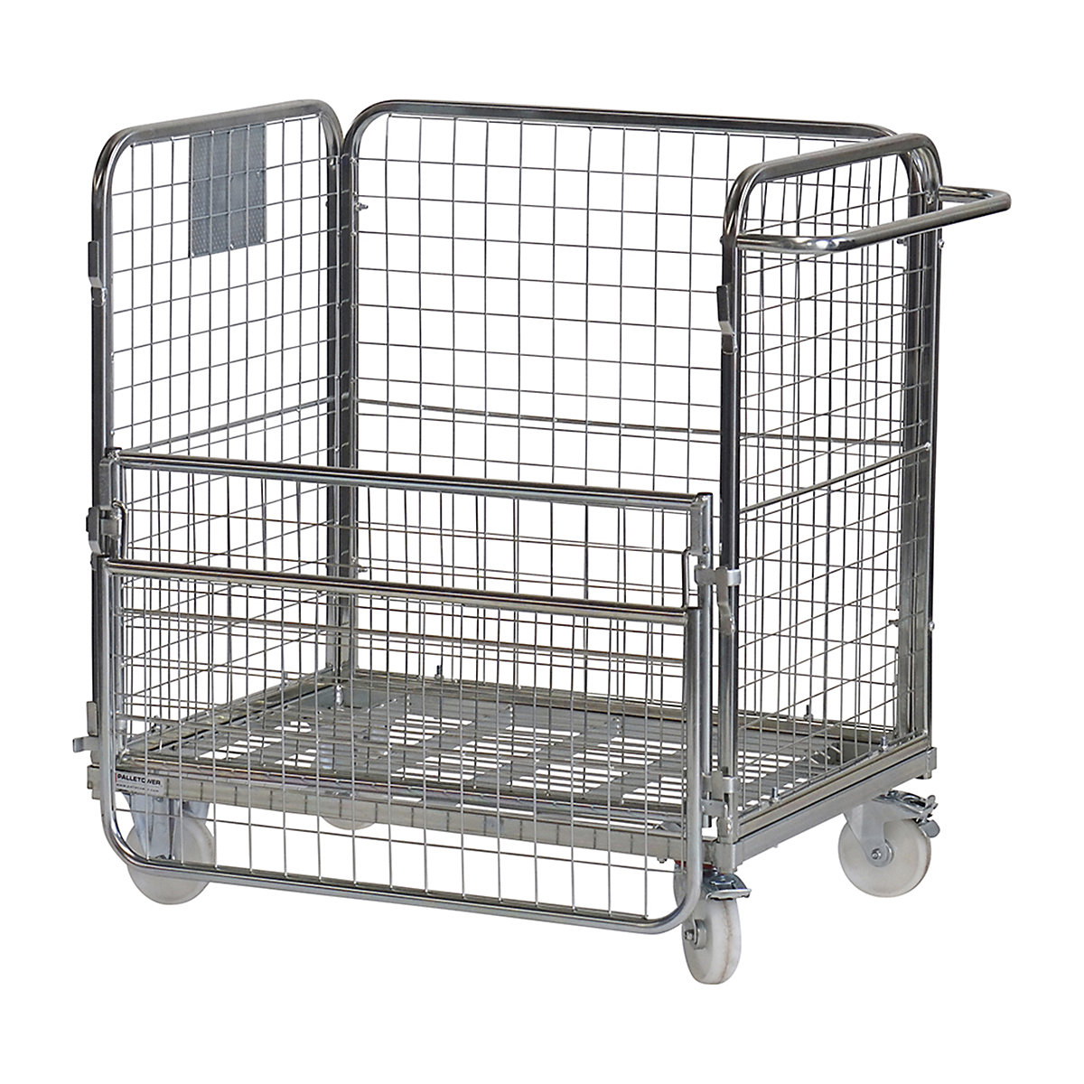 Merchandise Compact Picking Trolley, Merchandise Compact Picking Trolley, Merchandise Compact Picking Trolley | 1000h x 1010w x 660d mm | 4 Sided-0
