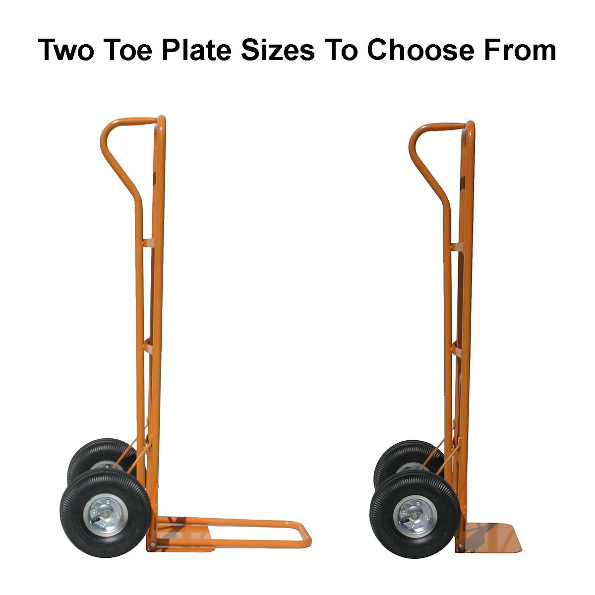 P Handle Fixed And Folding Toe Plate Sack Truck (Product illustration 3)-2