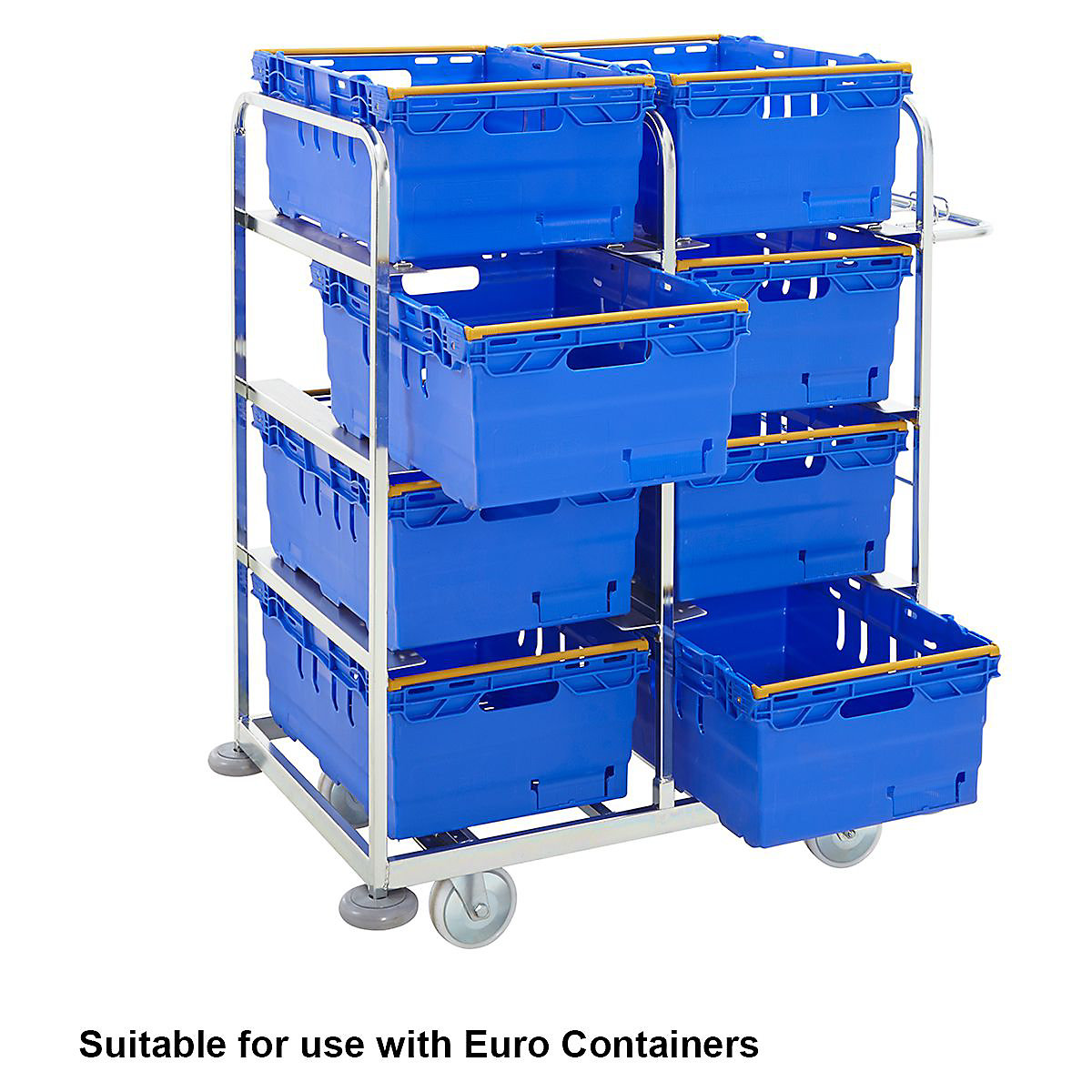 4 Tier Order Picking Trolley (Product illustration 2)-1