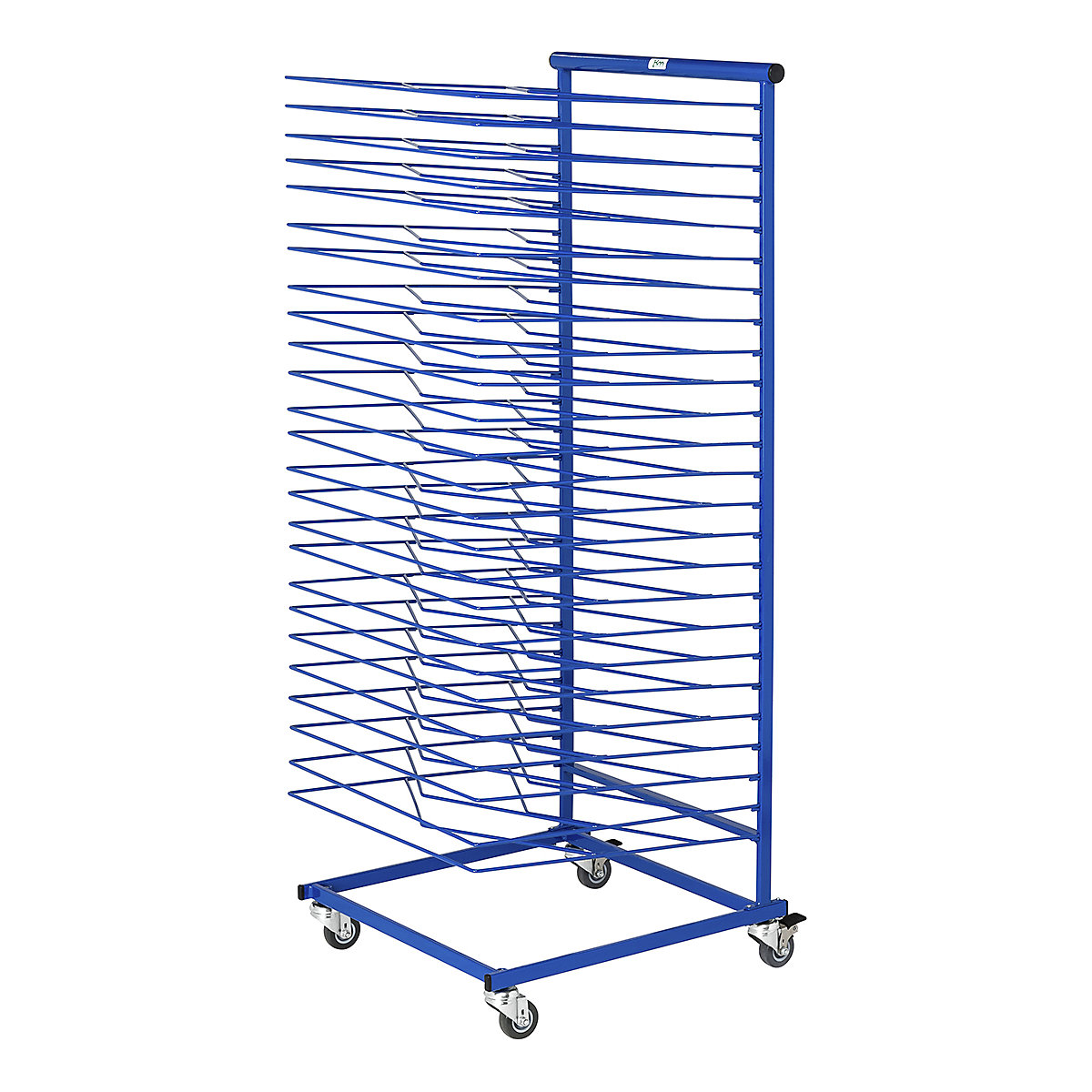 Kongamek Drying Stand, Kongamek Drying Stand, Kongamek Mobile Drying Stand | 1200h x 500w x 460d mm | Blue | 4 Swivel Castors, 2 With Brake-0