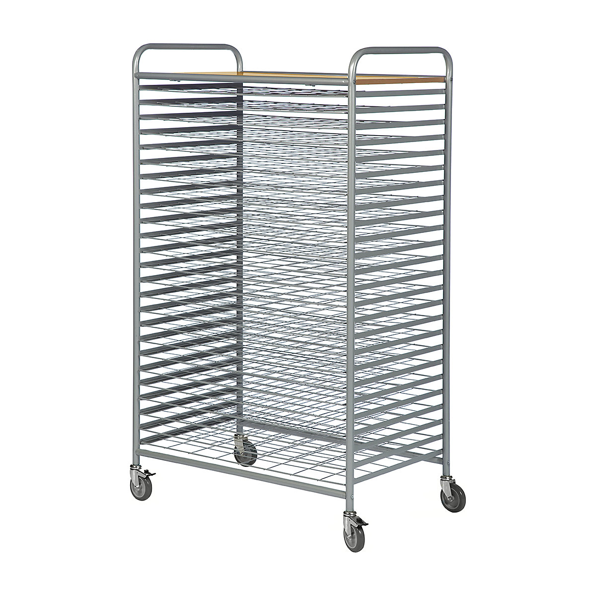 Kongamek Drying Trolleys, Kongamek Drying Trolleys, Kongamek Drying Trolley | 1640h x 600w x 950d mm | Grey | 4 Swivel Castors, 2 With Brake-0