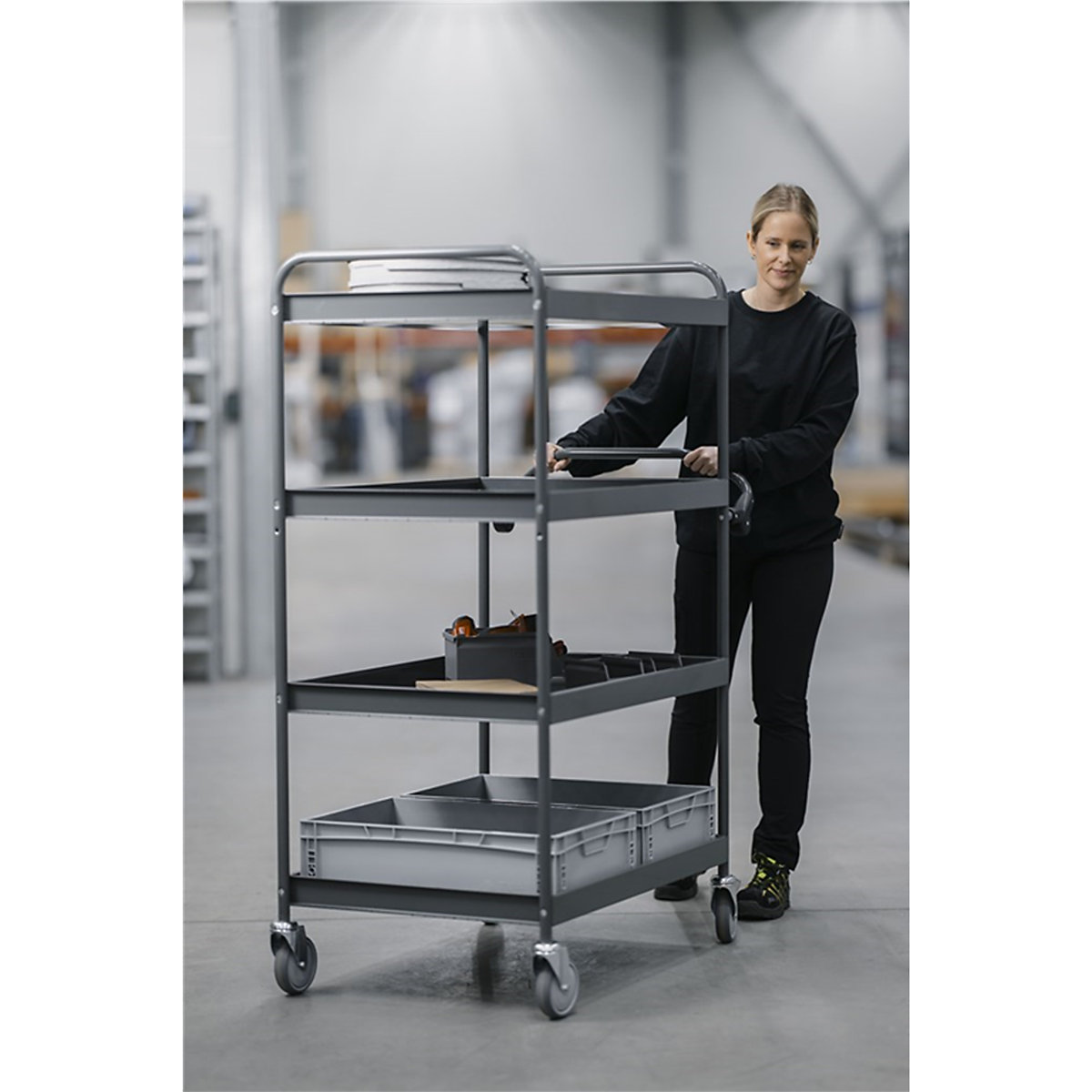 Kongamek Ergonomic Shelf Trolley (Product illustration 3)-2