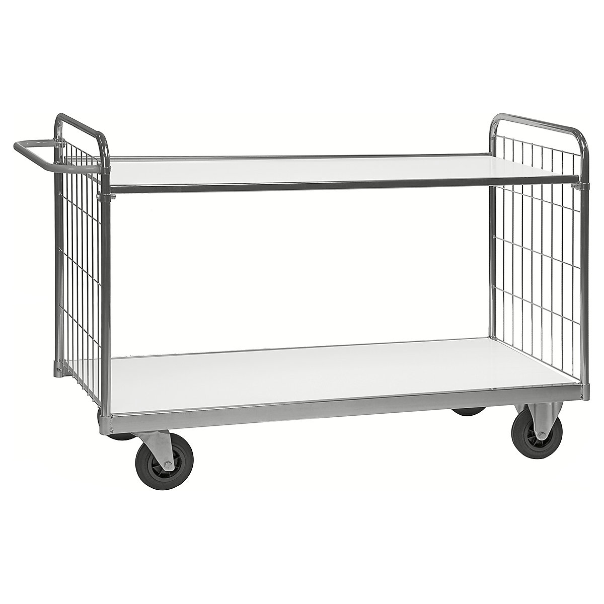 Kongamek Series 9000 Picking Trolley, Kongamek Series 9000 Picking Trolley, Kongamek Series 9000 2 Level Picking Trolley | 1025h x 1190w x 650d mm | 2 fixed 2 swivel with braked Castors-0