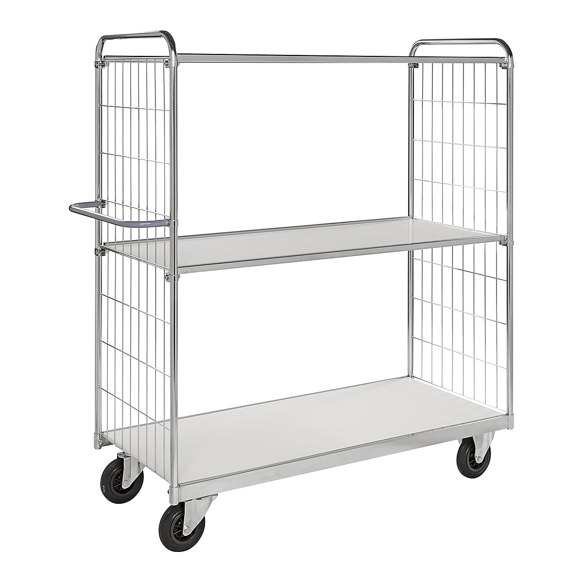 Kongamek Series 9000 Picking Trolley, Kongamek Series 9000 Picking Trolley, Kongamek Series 9000 3 Level Picking Trolley | 1695h x 1190w x 650d mm | 2 fixed 2 swivel Castors-0