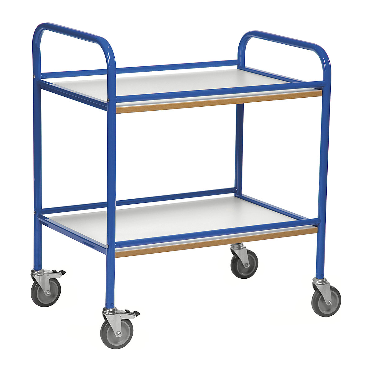 Kongamek Service Trolleys 100kg, Kongamek Service Trolleys 100kg, Kongamek Service Trolley | 895h x 765w x 520d mm | Blue | 4 Swivel Castors, 2 With Brake-0