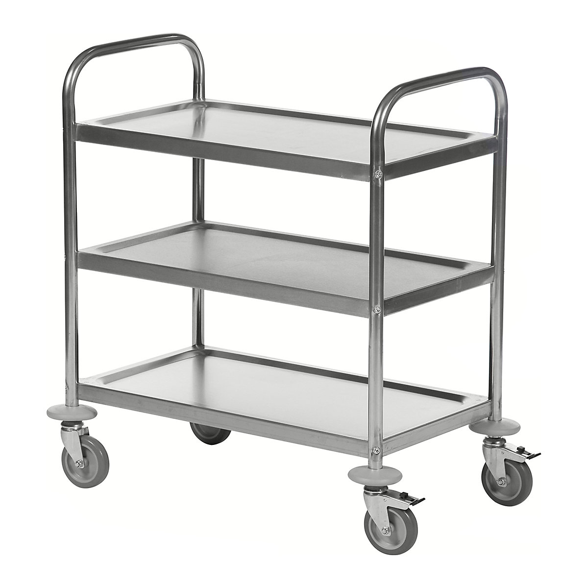 Kongamek Stainless Steel Trolley, Kongamek Stainless Steel Trolley, Kongamek Stainless Steel Trolley | 805h x 710w x 400d mm | 3 Levels-0