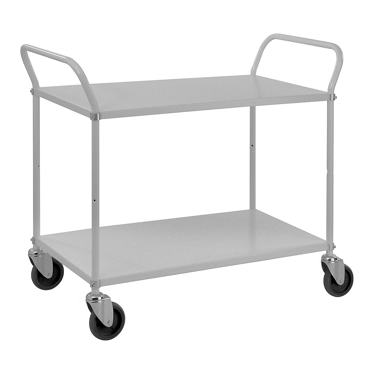 Kongamek Zero Series Sustainability Trolley, Kongamek Zero Series Sustainability Trolley, Kongamek Zero Series Sustainability Trolleys | 940h x 1070w x 585d mm | Grey | 2 Shelves-0