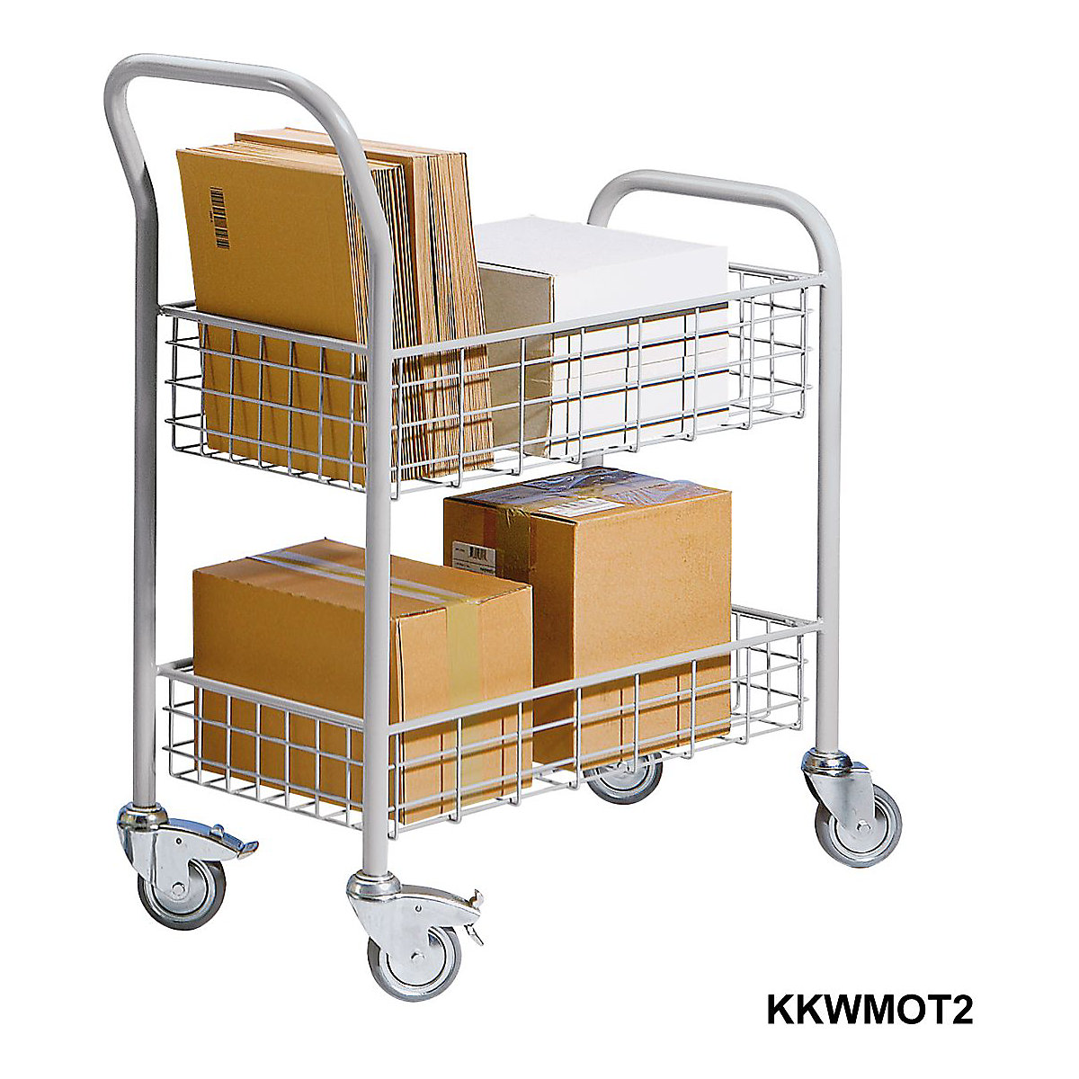 PremKraft Wire Mesh Office Trolleys (Product illustration 3)-2