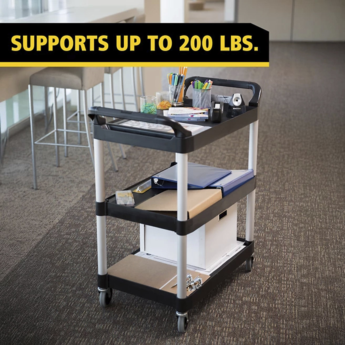 Rubbermaid Light-Duty Service Cart (Product illustration 4)-3