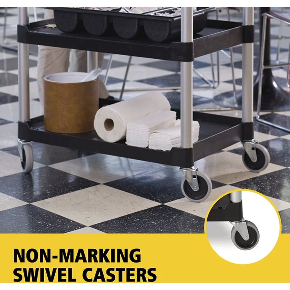 Rubbermaid Light-Duty Service Cart (Product illustration 5)-4