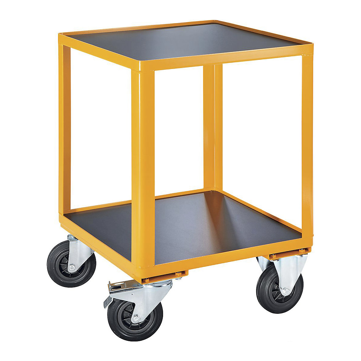 StanKraft Steel Assembly Trolleys, StanKraft Steel Assembly Trolleys, StanKraft Steel Assembly Trolley 870h x 600w x 600d mm Polyurethane Coated MDF Shelves 350kg SWLCapacity-0