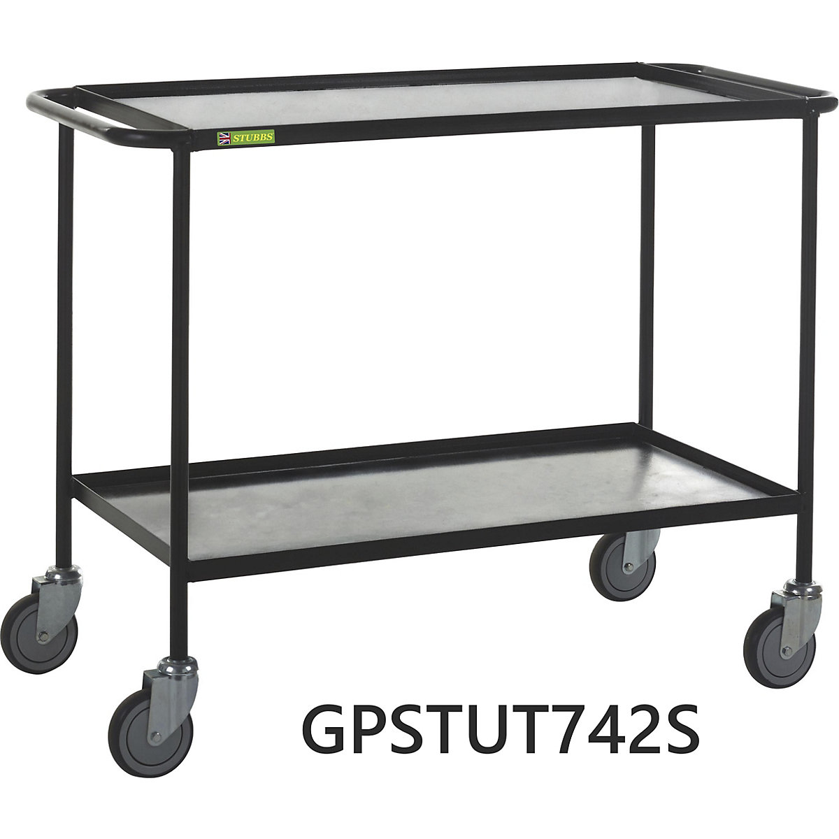 Stubbs Tray Trolleys, Stubbs Tray Trolleys, Stubbs Tray Trolley | 900h x 450w x 1200d mm | Tray Size: 1000 x 450mm | Steel Shelves-4