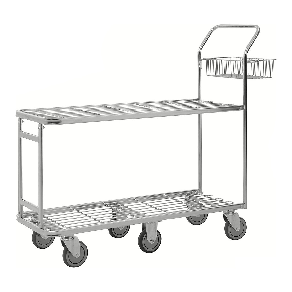 Kongamek Large Shopping Trolley, Kongamek Large Shopping Trolley, Kongamek Large Shopping Trolley | 1120h x 1320w x 430d mm | Electro galvanised-0