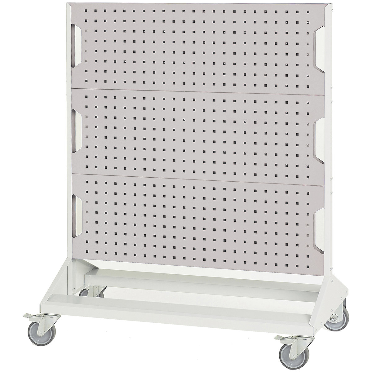 Bott Perfo Panel Racks, Bott Perfo Panel Racks, Bott Perfo Panel Racks | 1250h x 1000w x 550d mm | Double Sided | Mobile | Light Grey-0
