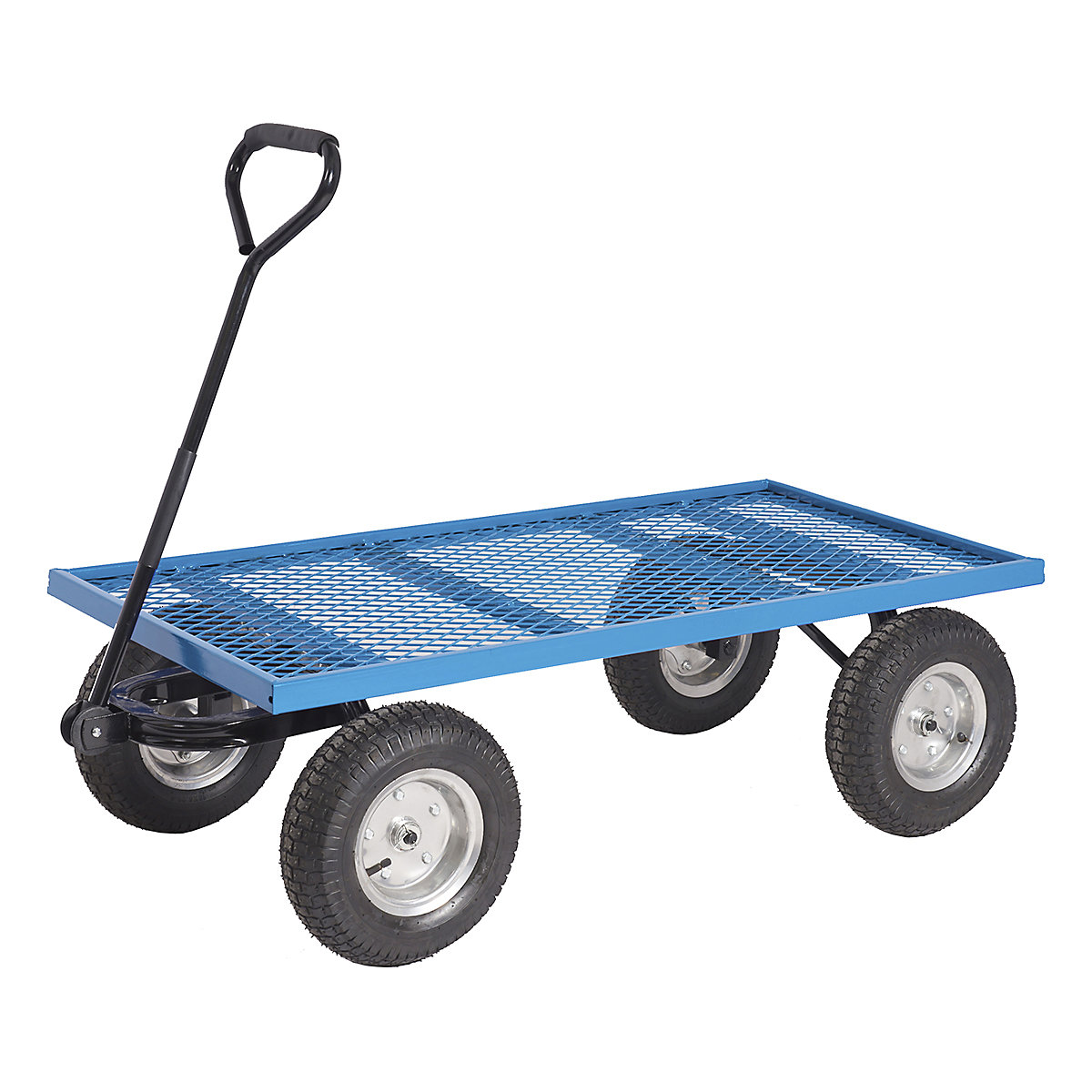Turntable Truck With Mesh Base, Turntable Truck With Mesh Base, Turntable Truck | 360h x 1200w x 600d mm | Mesh Base | Pneumatic Wheels | 400kg UDL-0