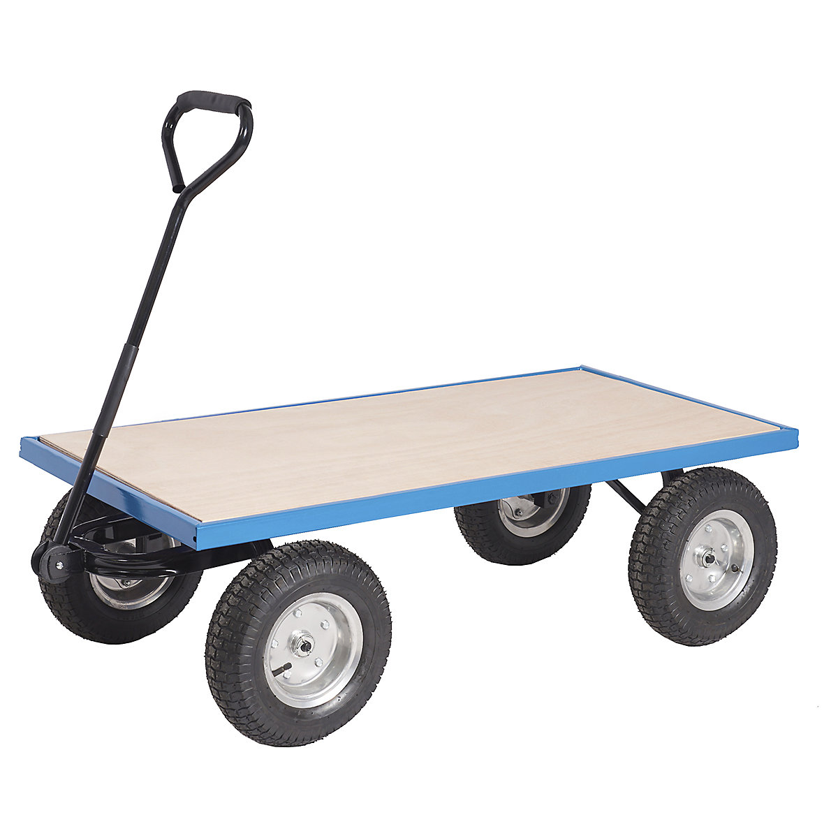 Turntable Truck with Plywood Base, Turntable Truck with Plywood Base, Turntable Truck | 360h x 1200w x 600d mm | Plywood Base | Pneumatic Wheels | 400kg UDL-0