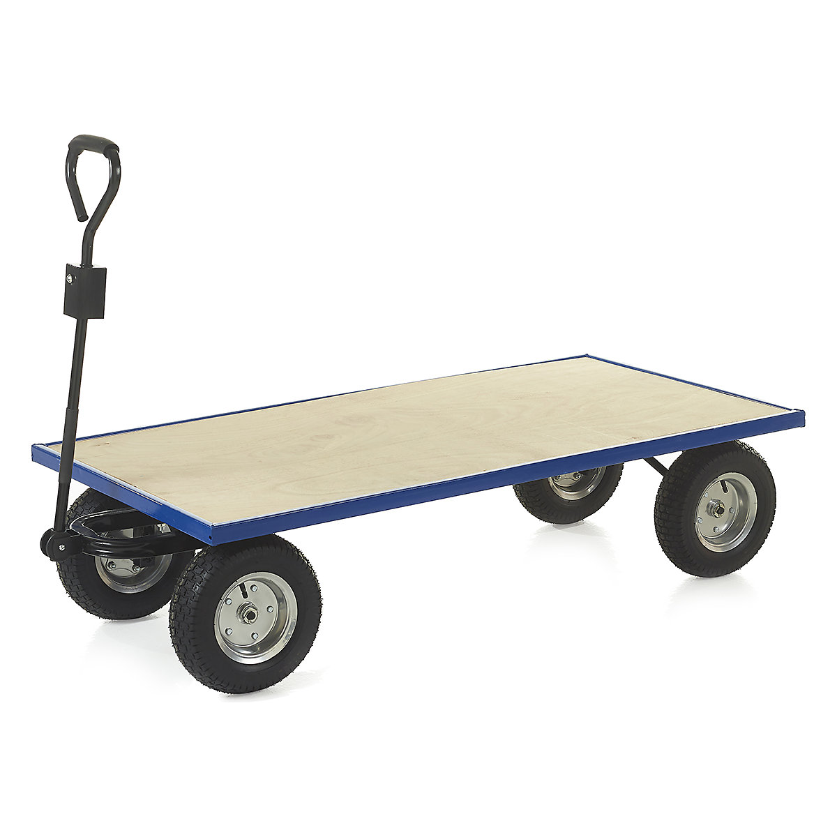 Turntable Truck with Plywood Base, Turntable Truck with Plywood Base, Turntable Truck | 360h x 1500w x 750d mm | Plywood Base | Pneumatic Wheels | 500kg UDL-0