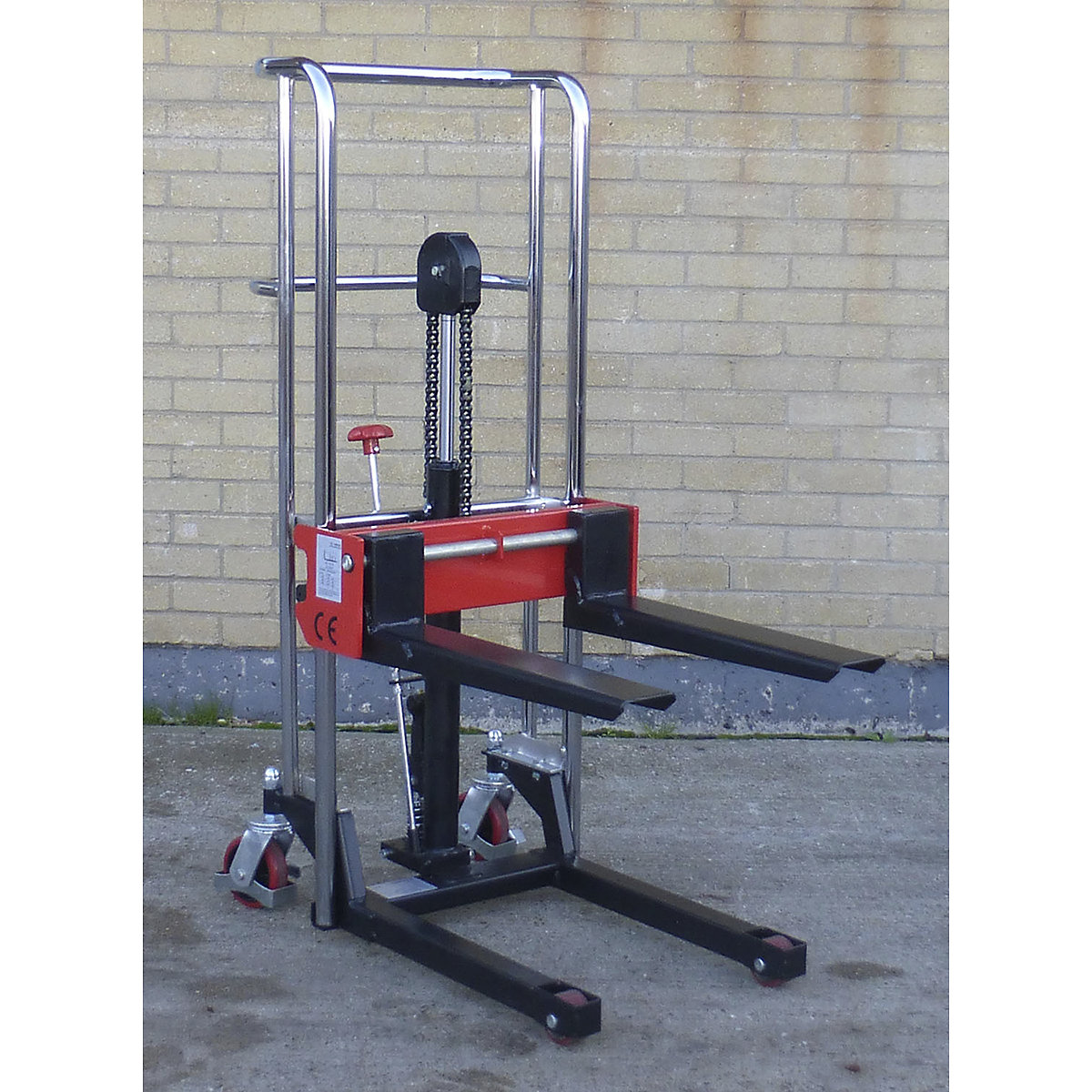 Hydraulic Lifter With Adjustable Forks, Hydraulic Lifter With Adjustable Forks, Maunual Hydraulic Lifter | Capacity 400kg | Lift Height 1200mm | Adjustable Fork Width 215 - 530mm-0