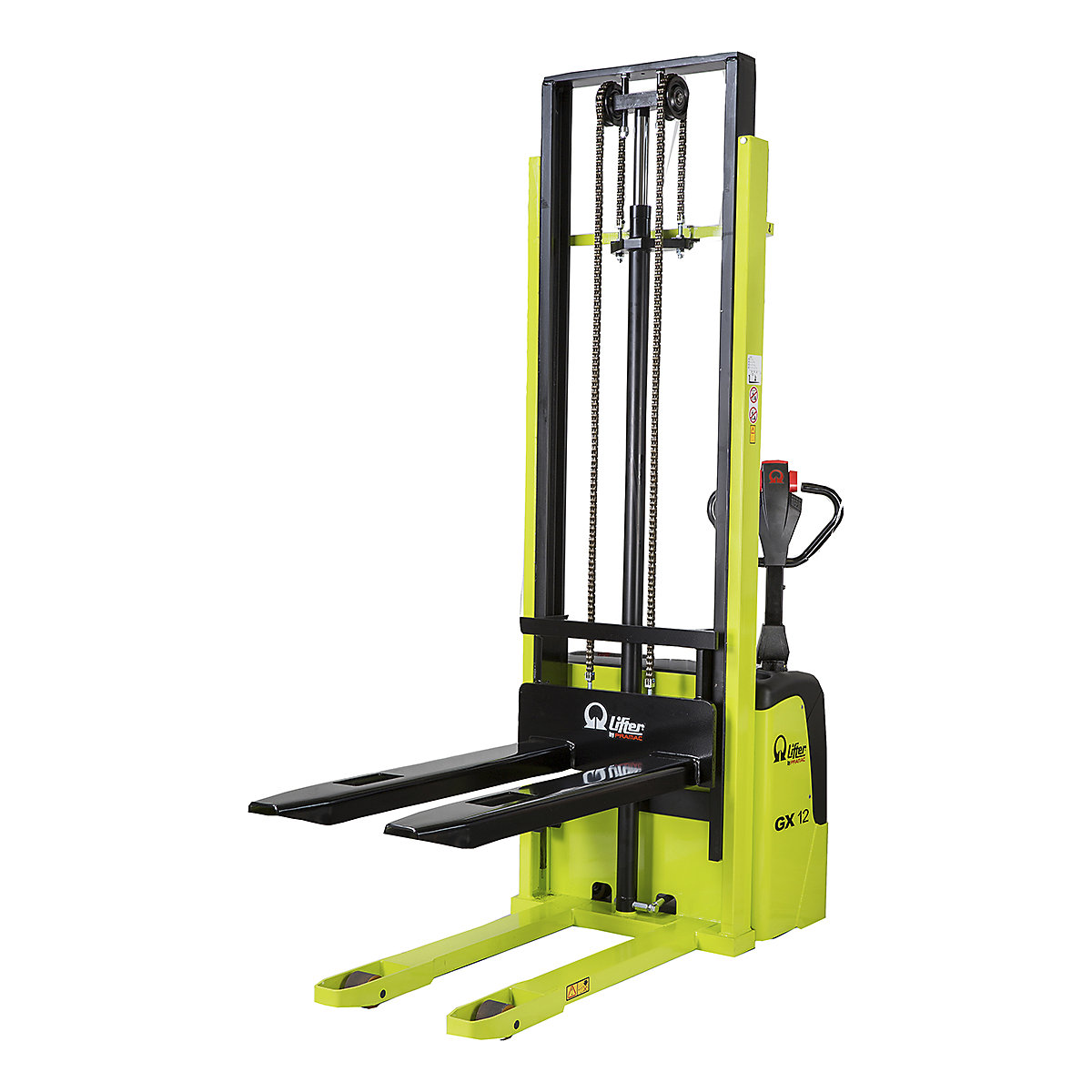 Pramac GX12 Electric Stacker | Lift Height 2410 mm (Product illustration 2)-1