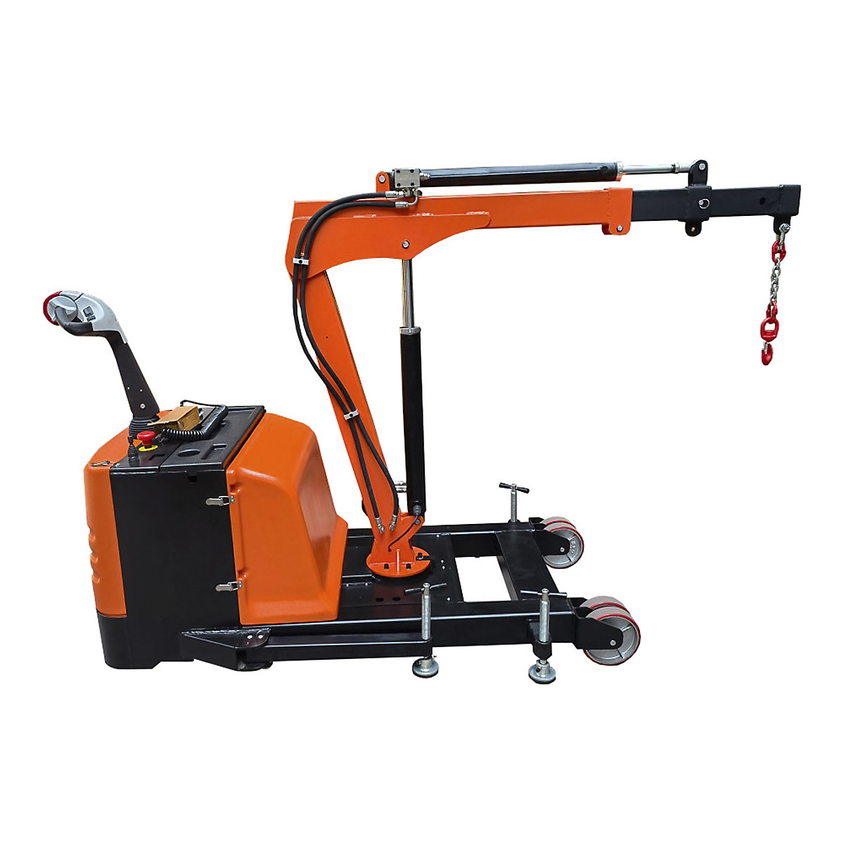 Warrior Fully Powered Counterbalanced Rotating Crane with Slewing Jib