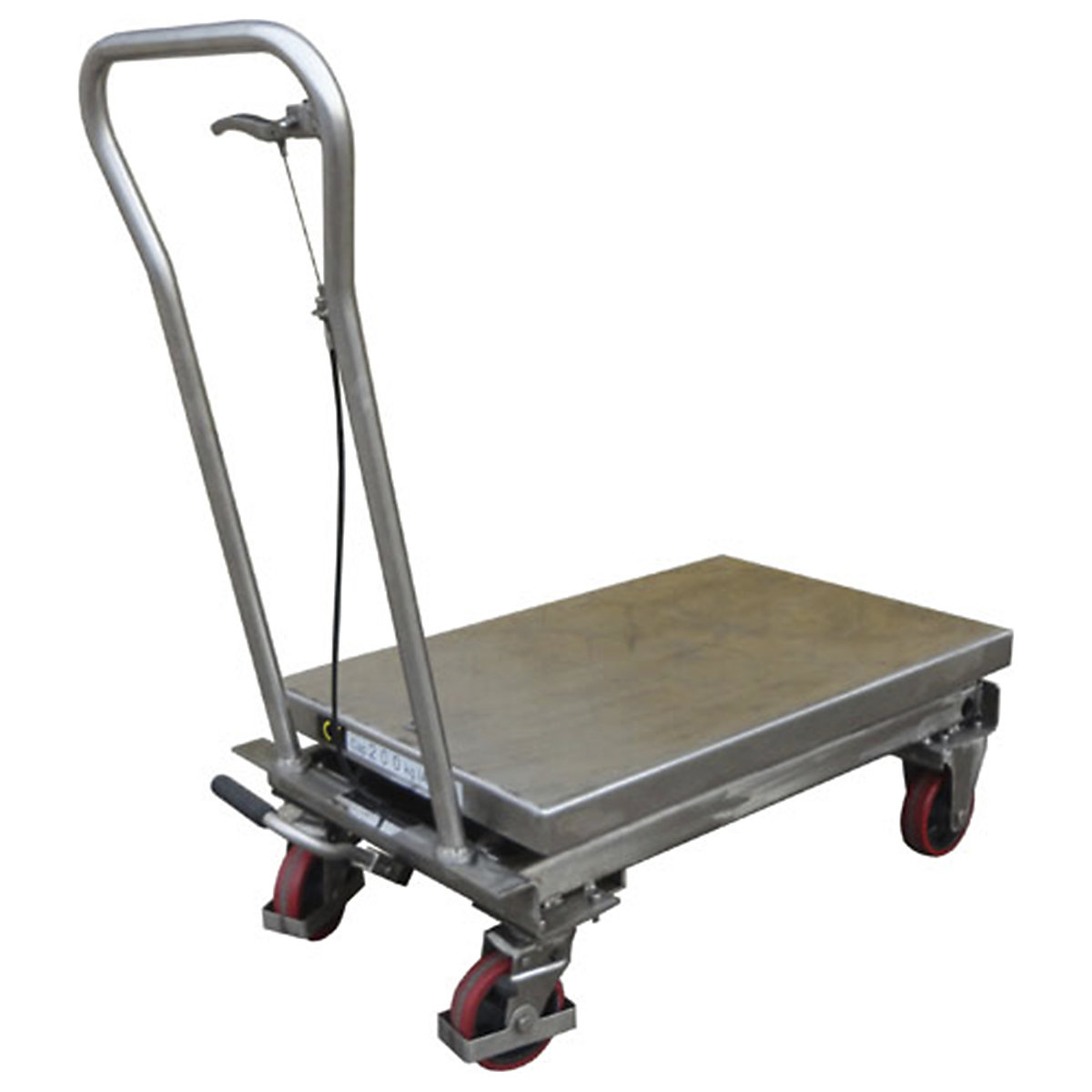 Stainless Steel Mobile Scissor Lift Table (Product illustration 2)-1