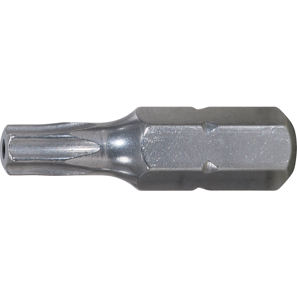 KS Tools 1/4'' Edelstahl-Bit, Torx mit Stirnlochbohrung, VE 5 Stk, TB10