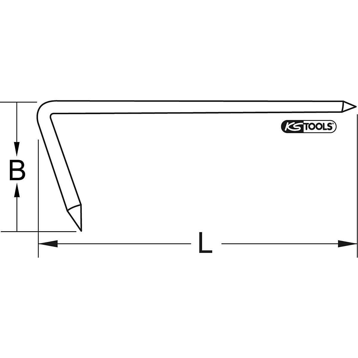 KS Tools BRONZEplus Winkeldorn (Produktabbildung 2)
