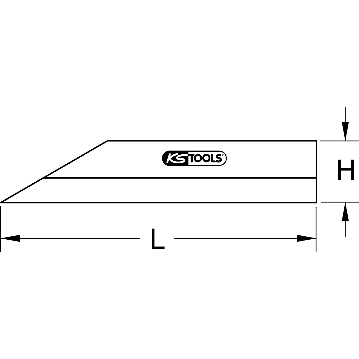 Präzisions-Haarlineal KS Tools (Produktabbildung 3)-2