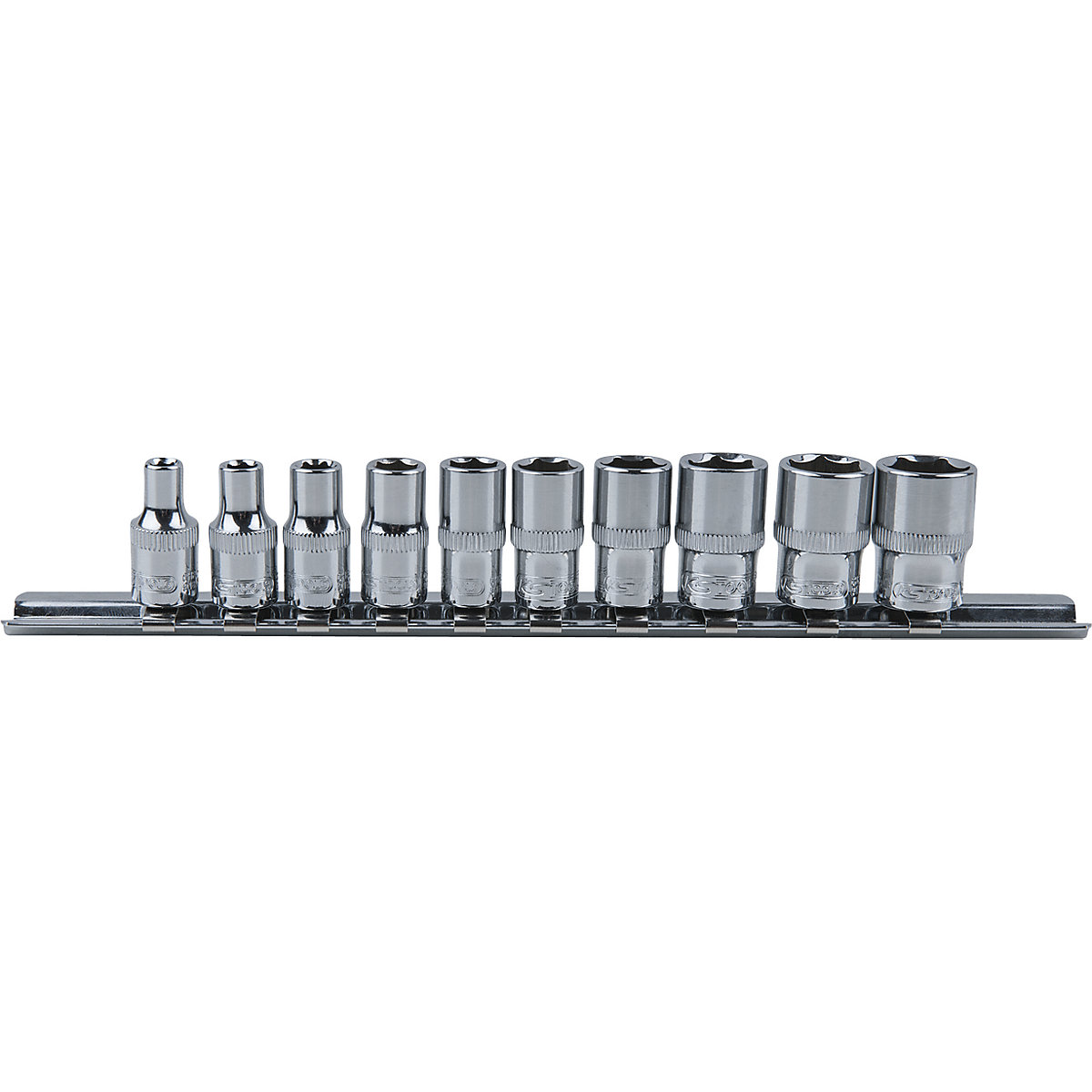 KS Tools 1/4'' CHROMEplus Sechskant-Stecknuss-Satz