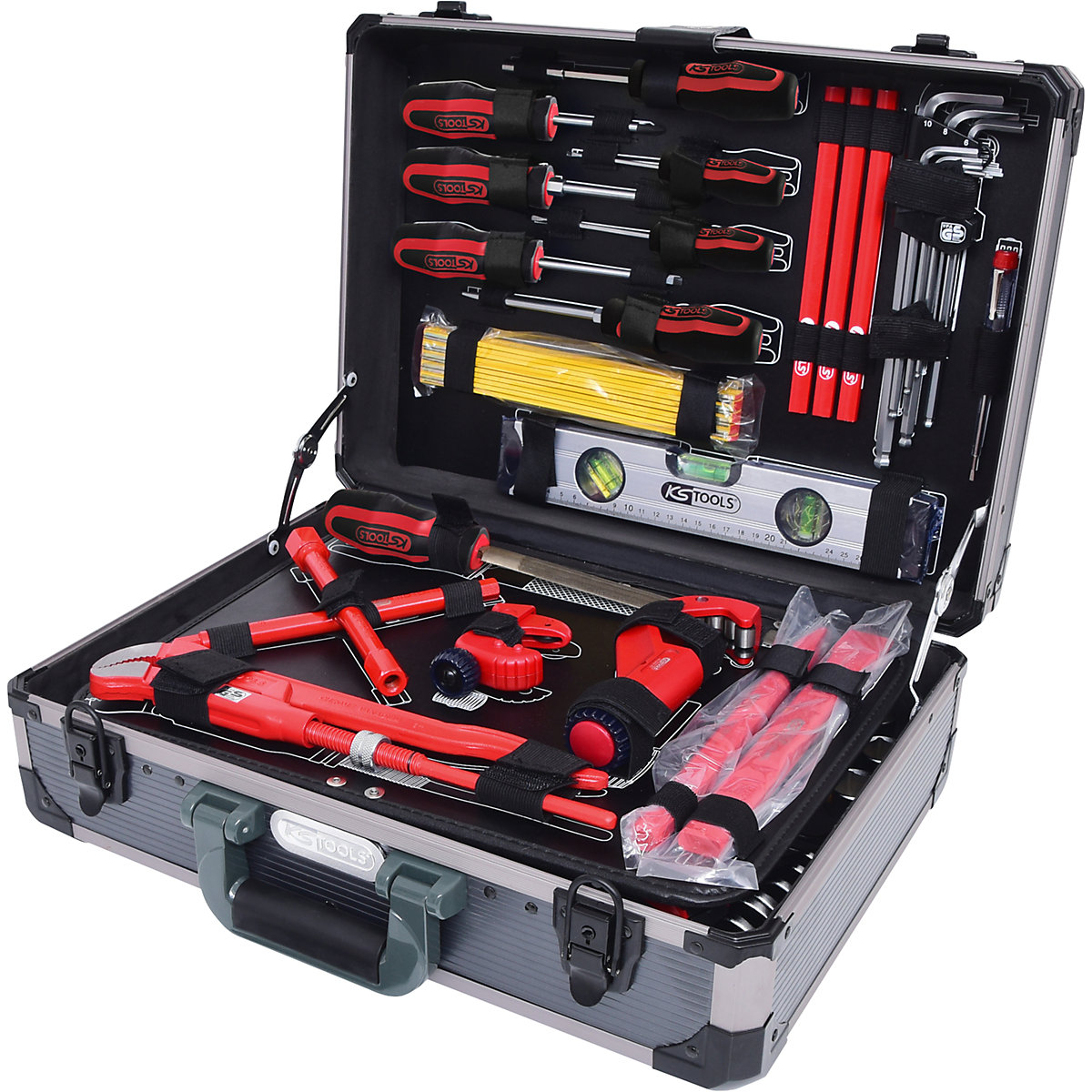 1/4'&#x27; + 1/2&#x27;&#x27; Sanitär-Werkzeugkoffer KS Tools (Produktabbildung 11)-10