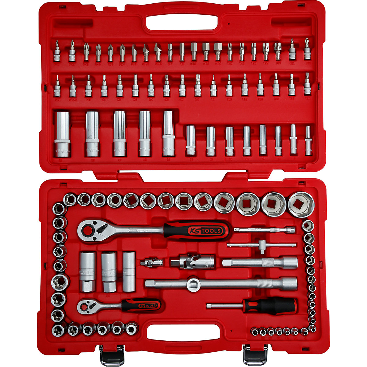 KS Tools 1/4'' + 1/2'' Steckschlüssel-Satz (Produktabbildung 2)