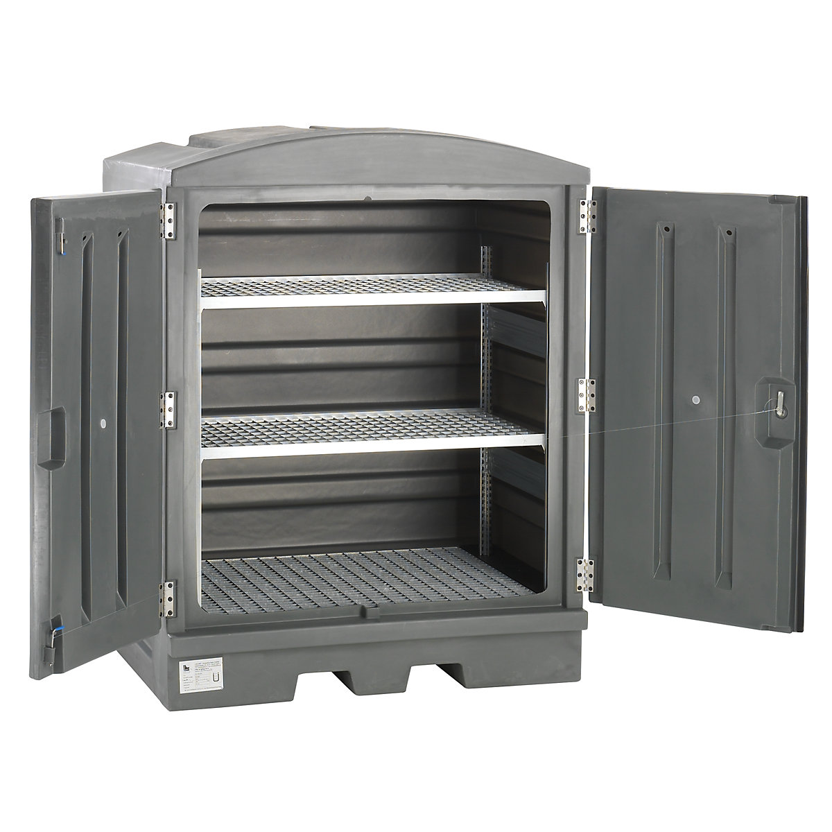With shelving kit (accessory)