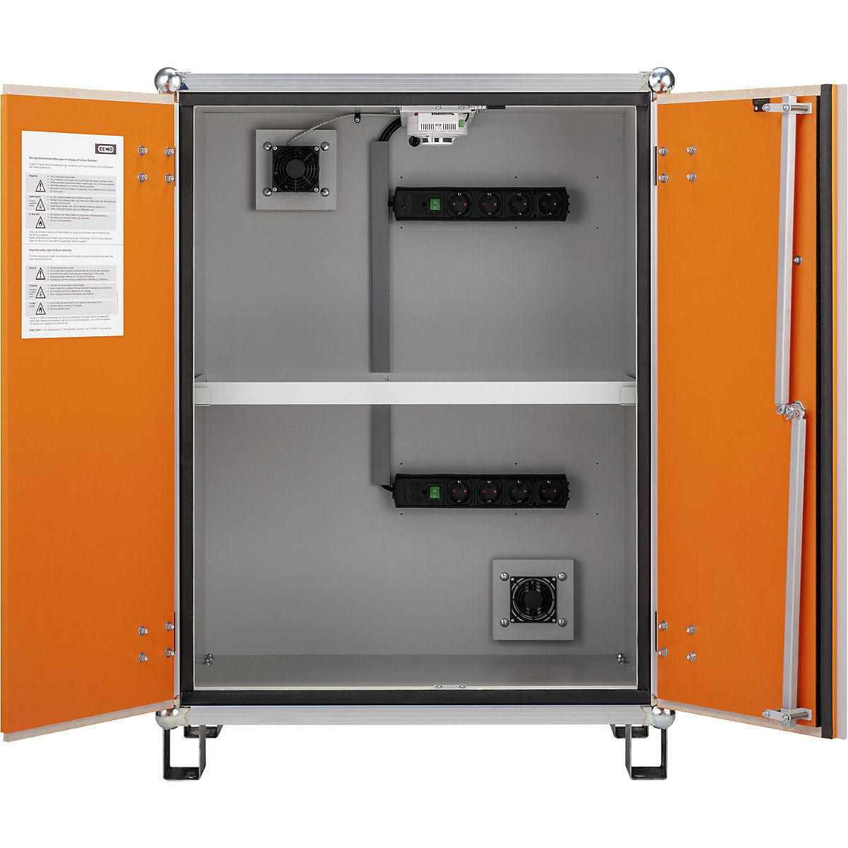PREMIUM PLUS safety battery charging cabinet – CEMO (Product illustration 5)-4