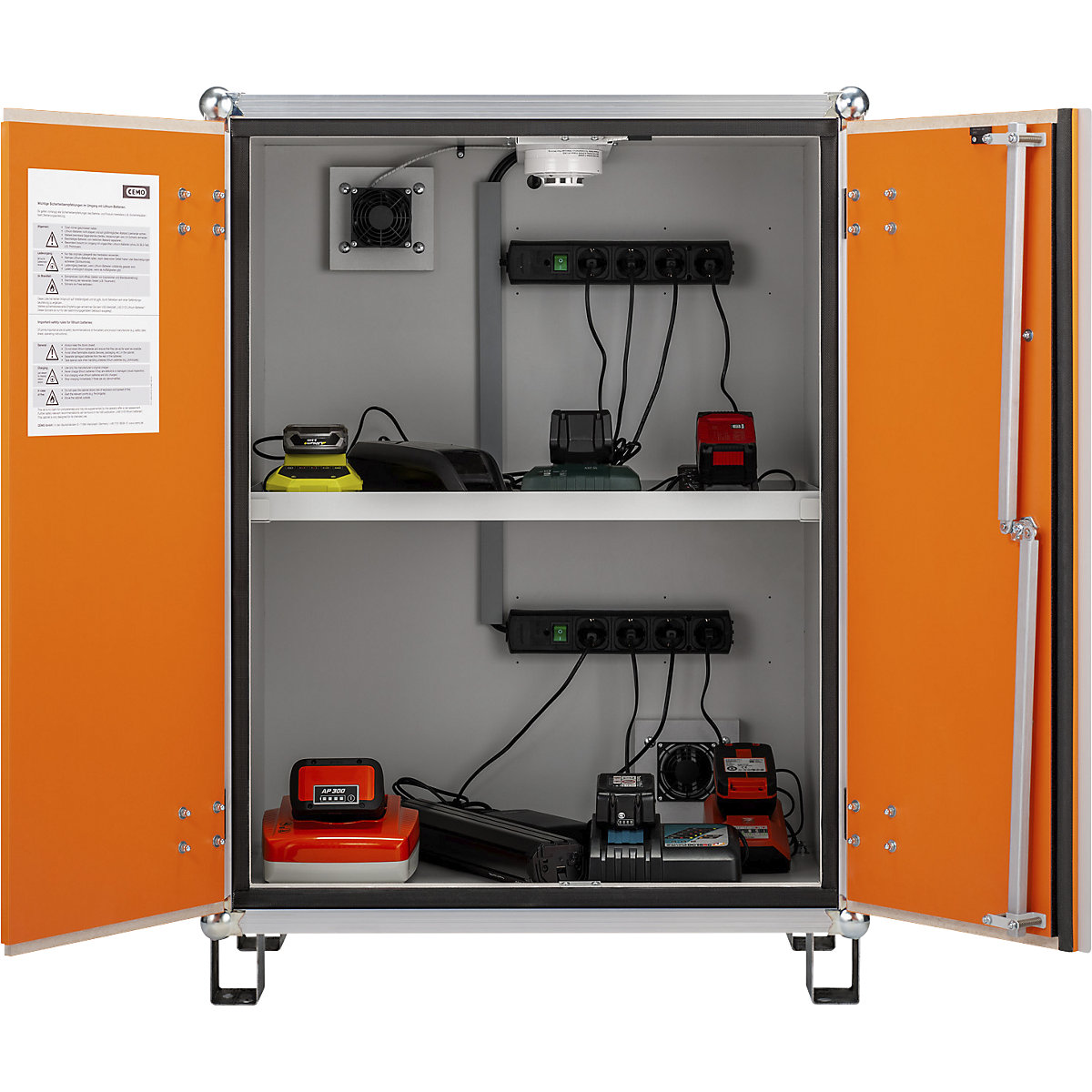 PREMIUM safety battery charging cabinet – CEMO (Product illustration 8)-7