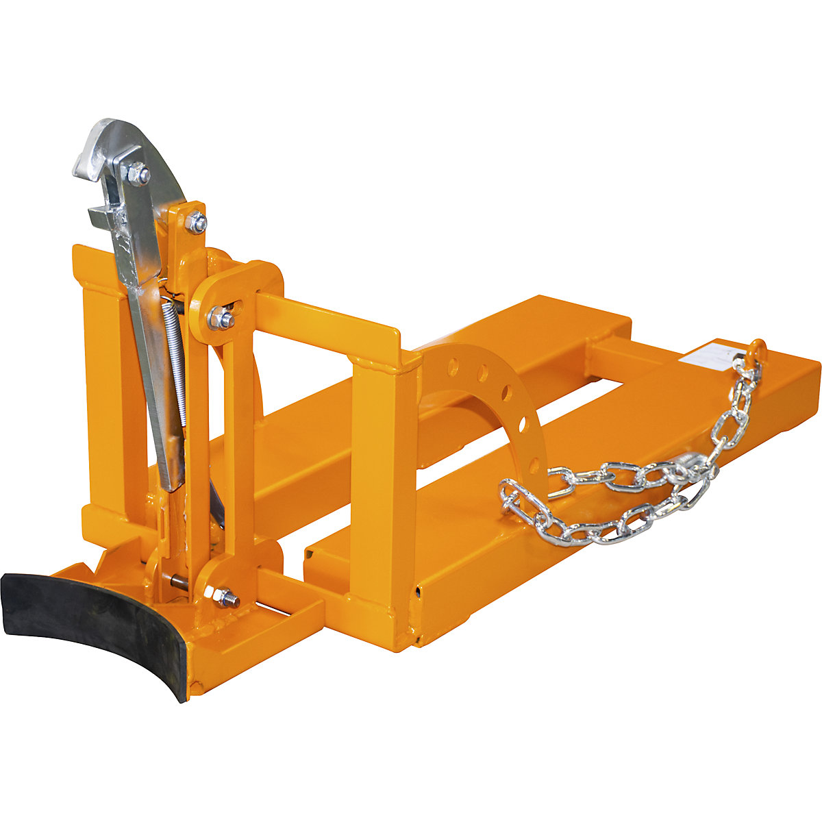 Drum lifter, for 1 x 60 l bung drum, yellow orange-0