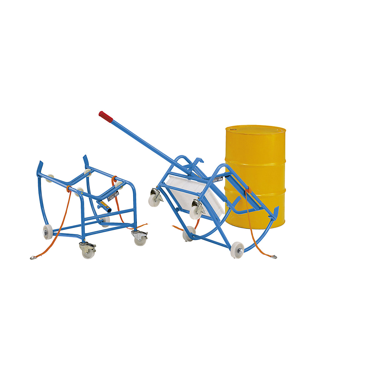 Drum stand for 200 litre drum – eurokraft pro (Product illustration 2)-1