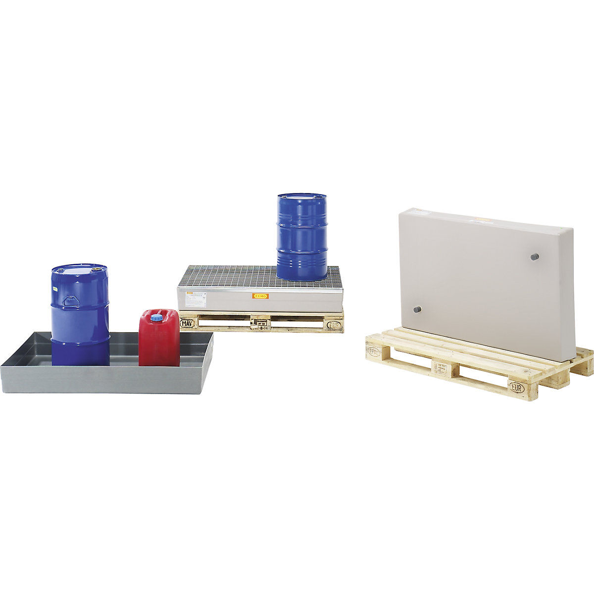 GRP pallet sump tray – CEMO (Product illustration 3)-2