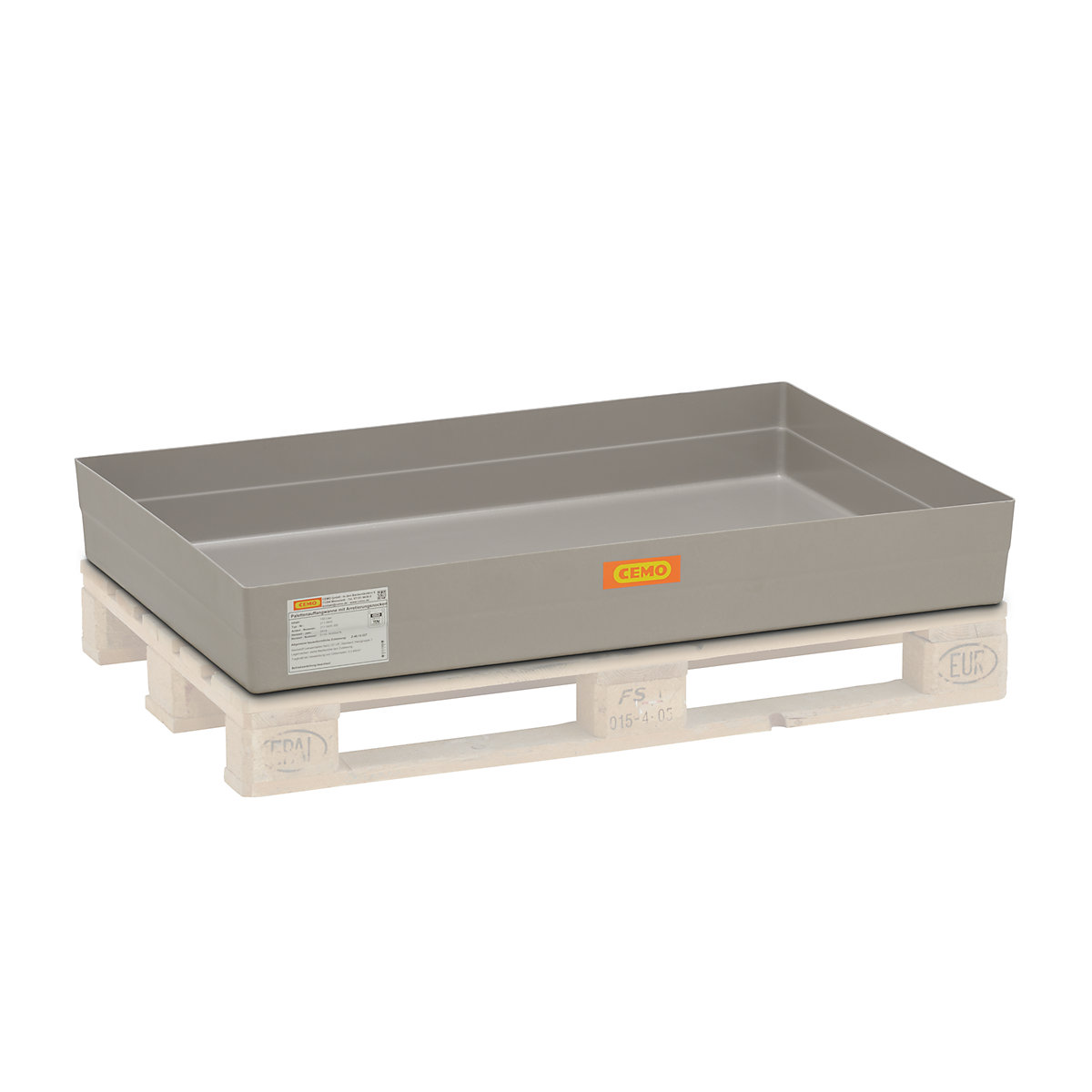 GRP pallet sump tray – CEMO (Product illustration 2)-1