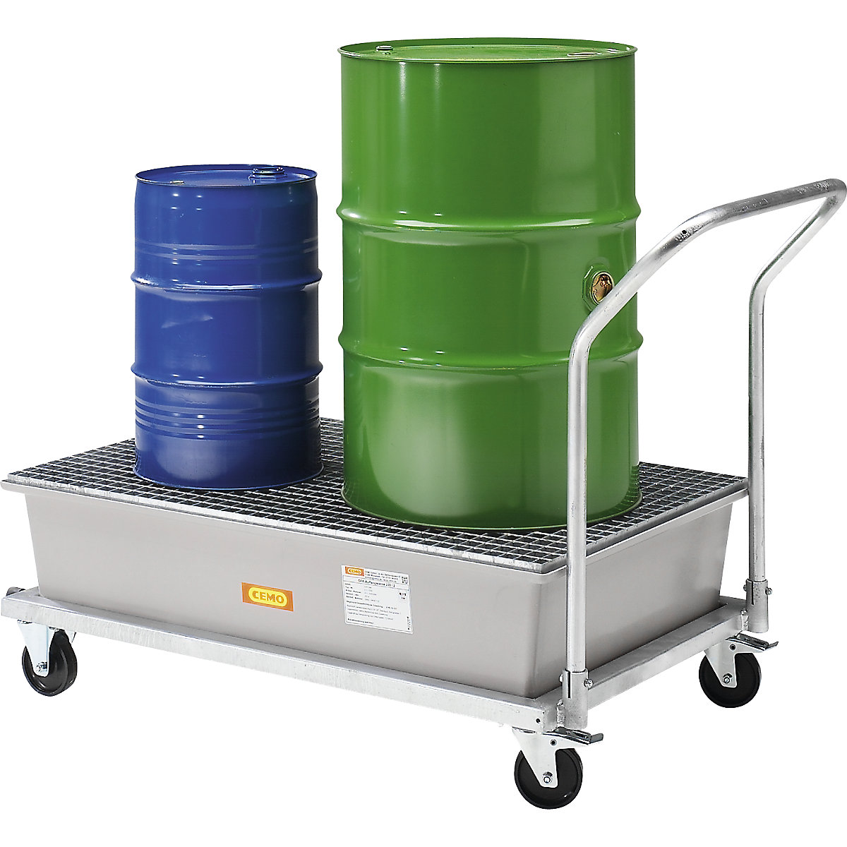 Mobile GRP sump tray – CEMO (Product illustration 2)-1