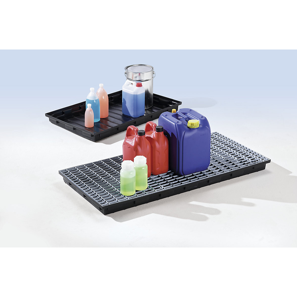 PE small container shelf sump tray – CEMO (Product illustration 3)-2