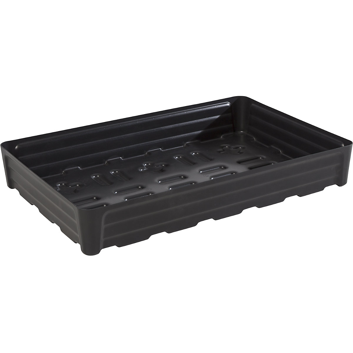 PE sump tray for small containers – eurokraft pro, without grate, collection capacity 120 l-2