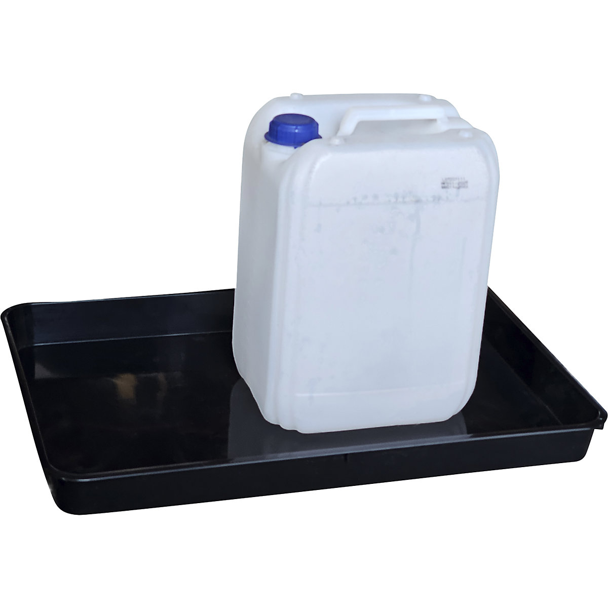 PE sump tray for small containers – eurokraft basic (Product illustration 3)-2