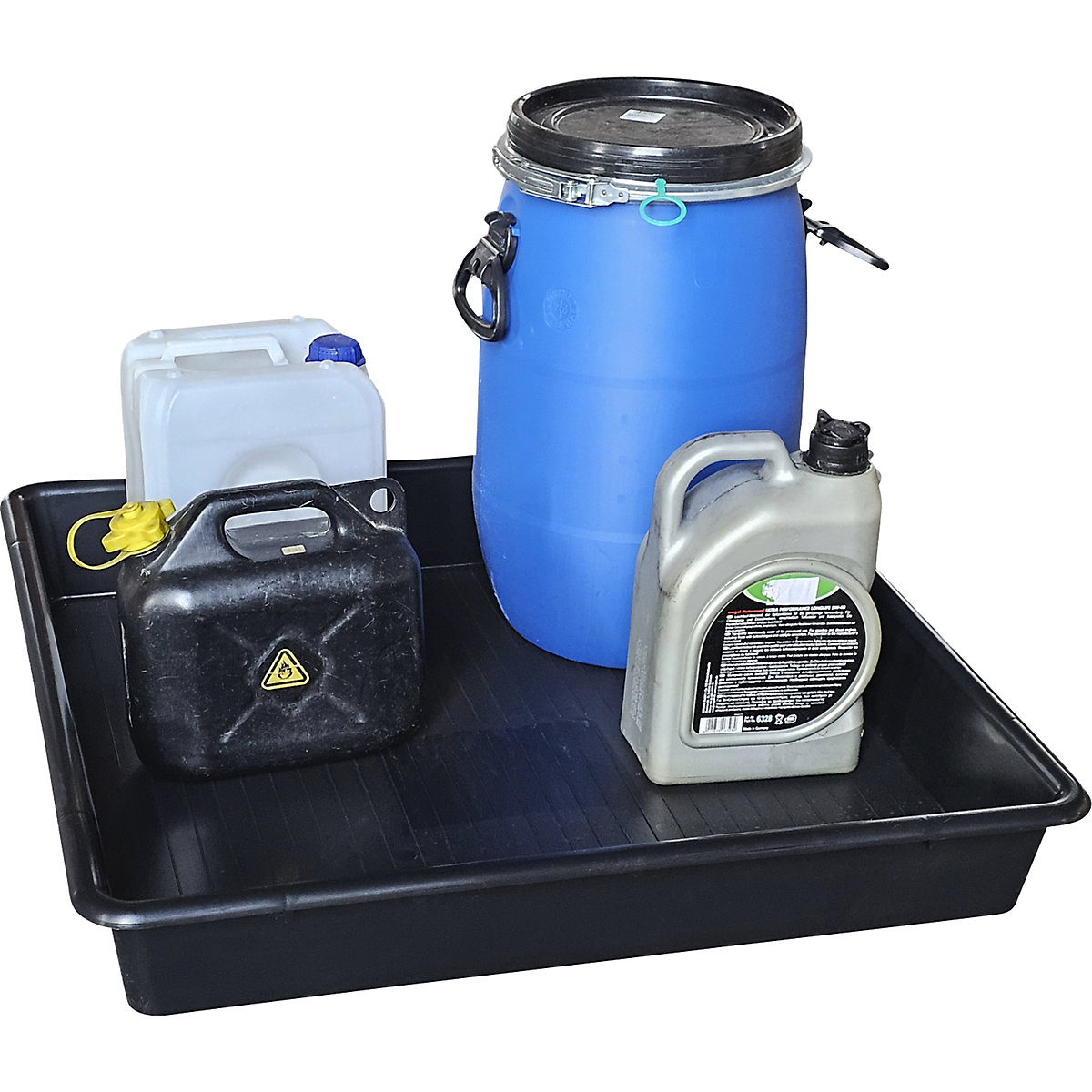 PE sump tray for small containers – eurokraft basic (Product illustration 2)-1