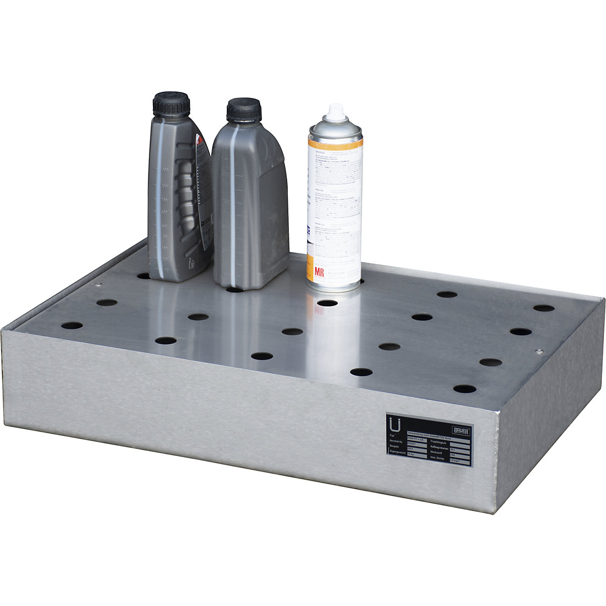 Small container tray for pallets – eurokraft pro (Product illustration 2)-1