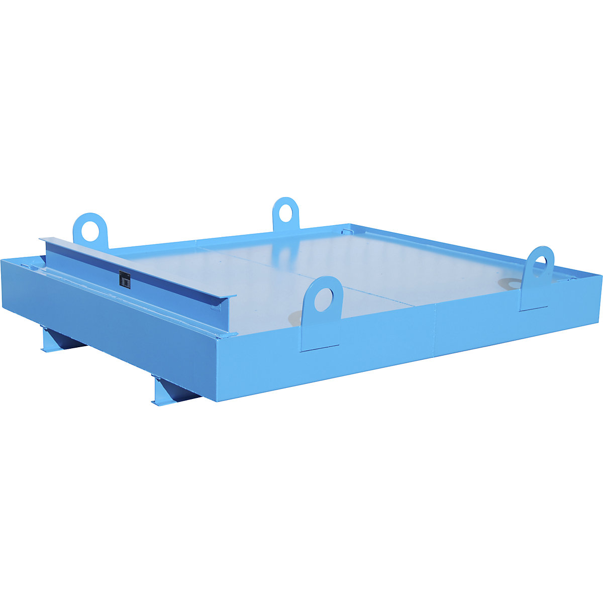 Sump tray for skip trailer – eurokraft pro (Product illustration 2)-1