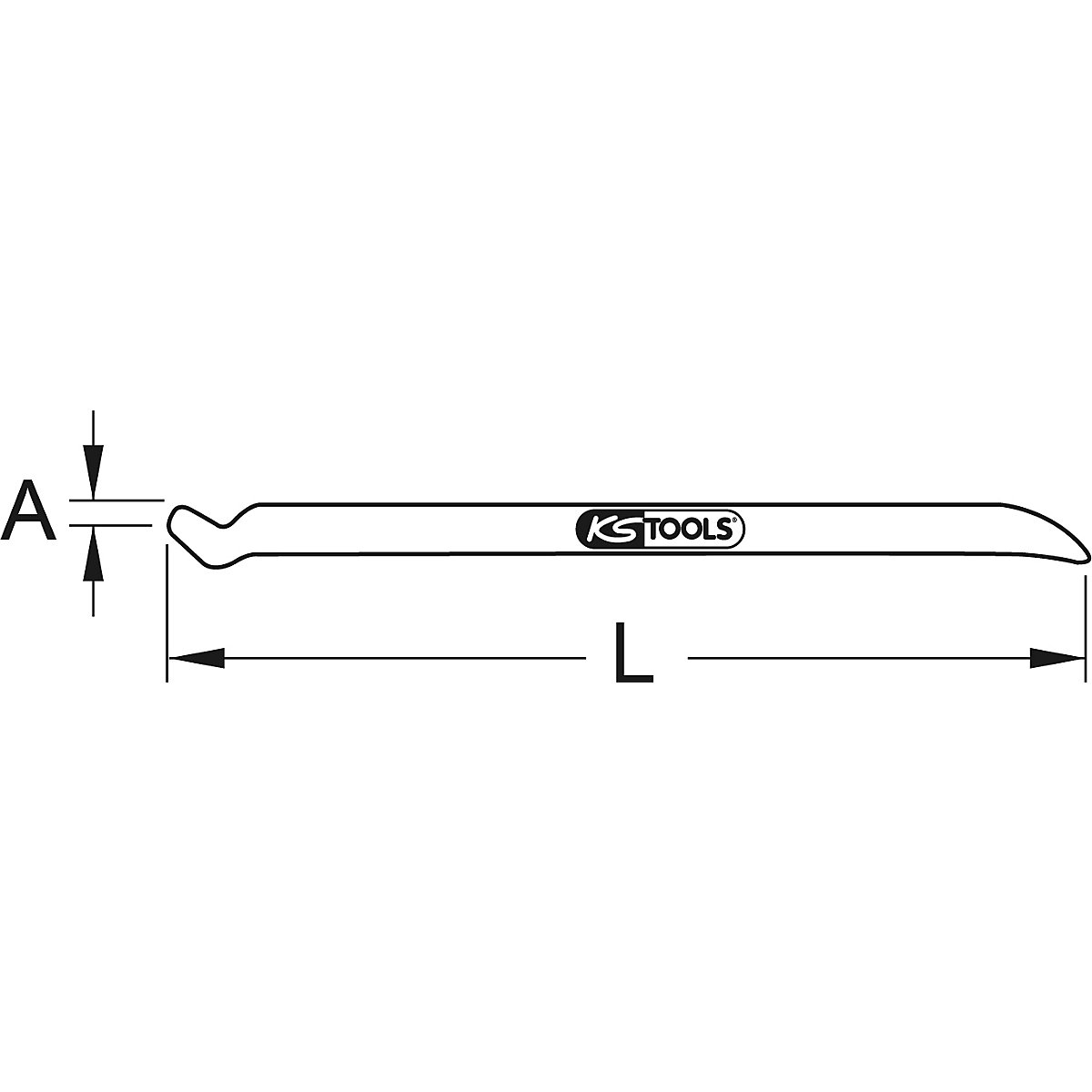 Palanca de montaje BRONZEplus – KS Tools (Imagen del producto 2)-1