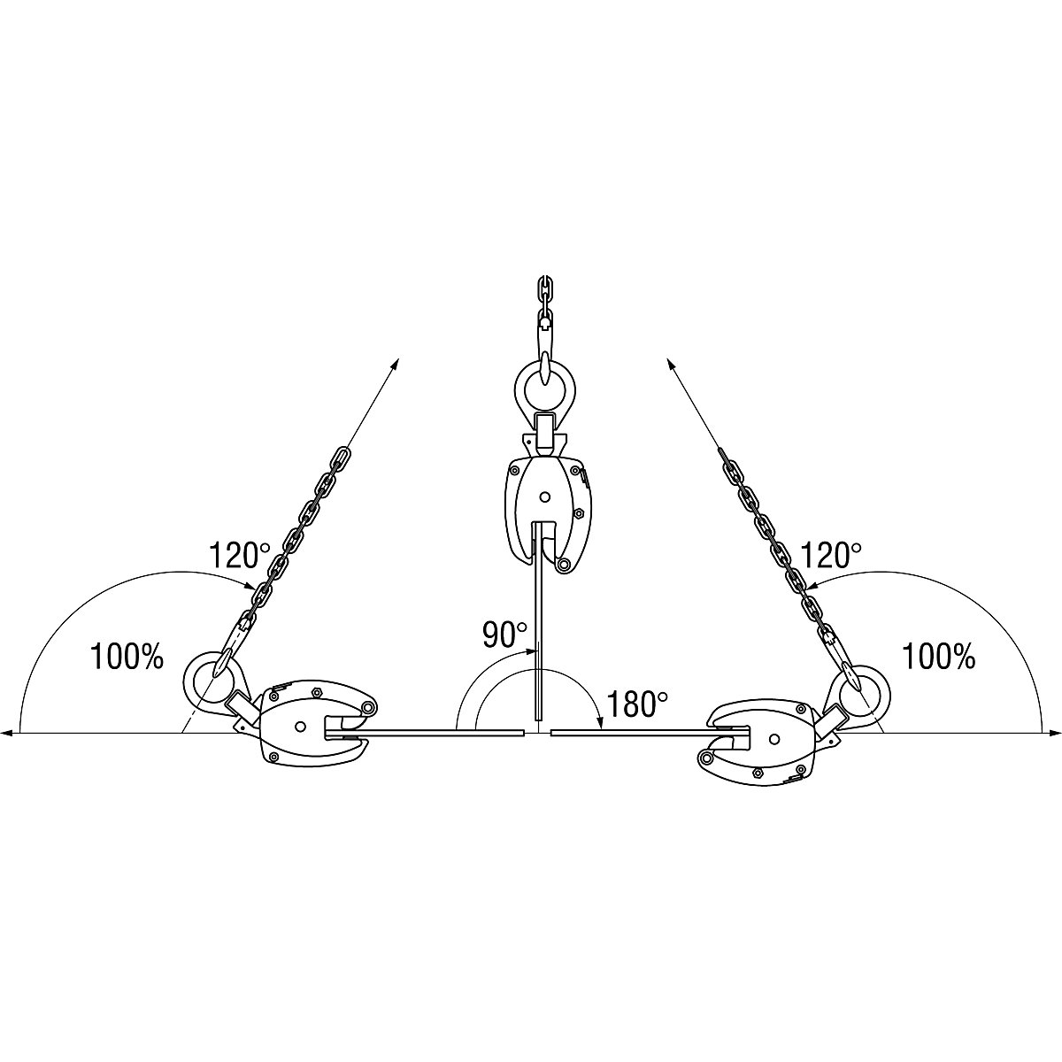 Carrier clamp, KL model, vertical use – Pfeifer (Product illustration 5)-4